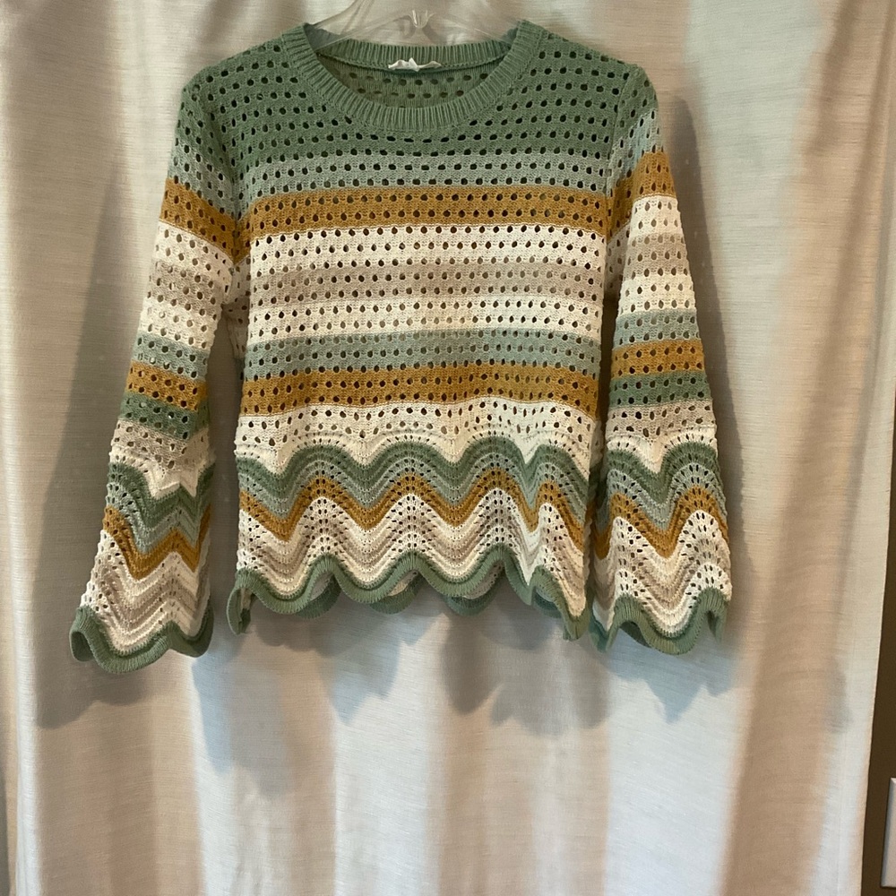Mystree Multicolor Striped Women's Sweater